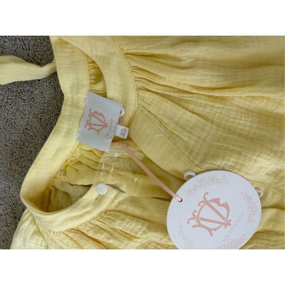 NEW Victoria Dunn lounge cotton gauze dress, XS  $128 - Picture 2 of 8